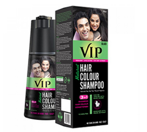 tegnebog Stien Kedelig Vip Hair Colour Shampoo Black 40ml – S Indira Super Market