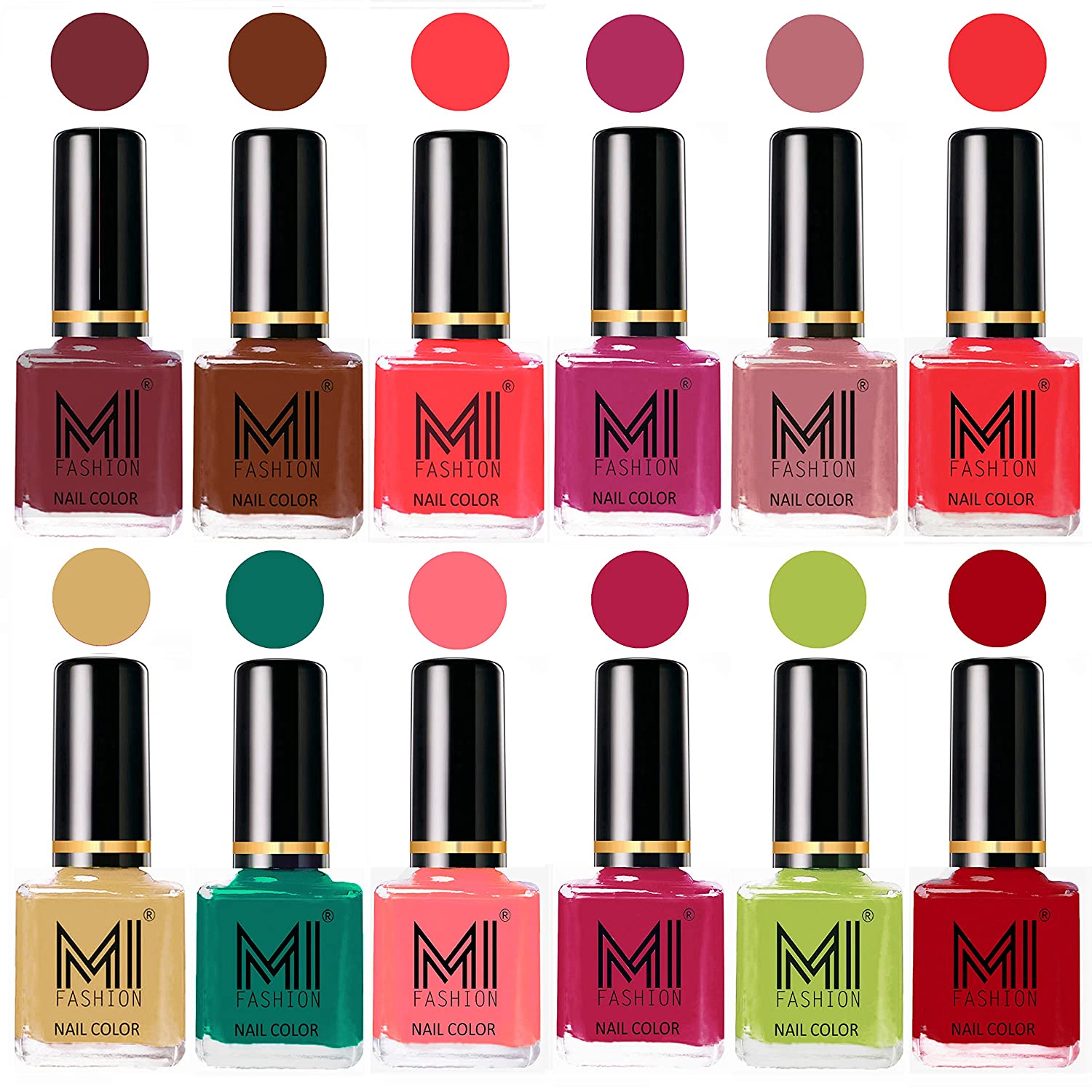 Buy Cemera Matte Nail polish Enemal Set French Violet, Paris Green, Caramel  Nude Online In India At Discounted Prices