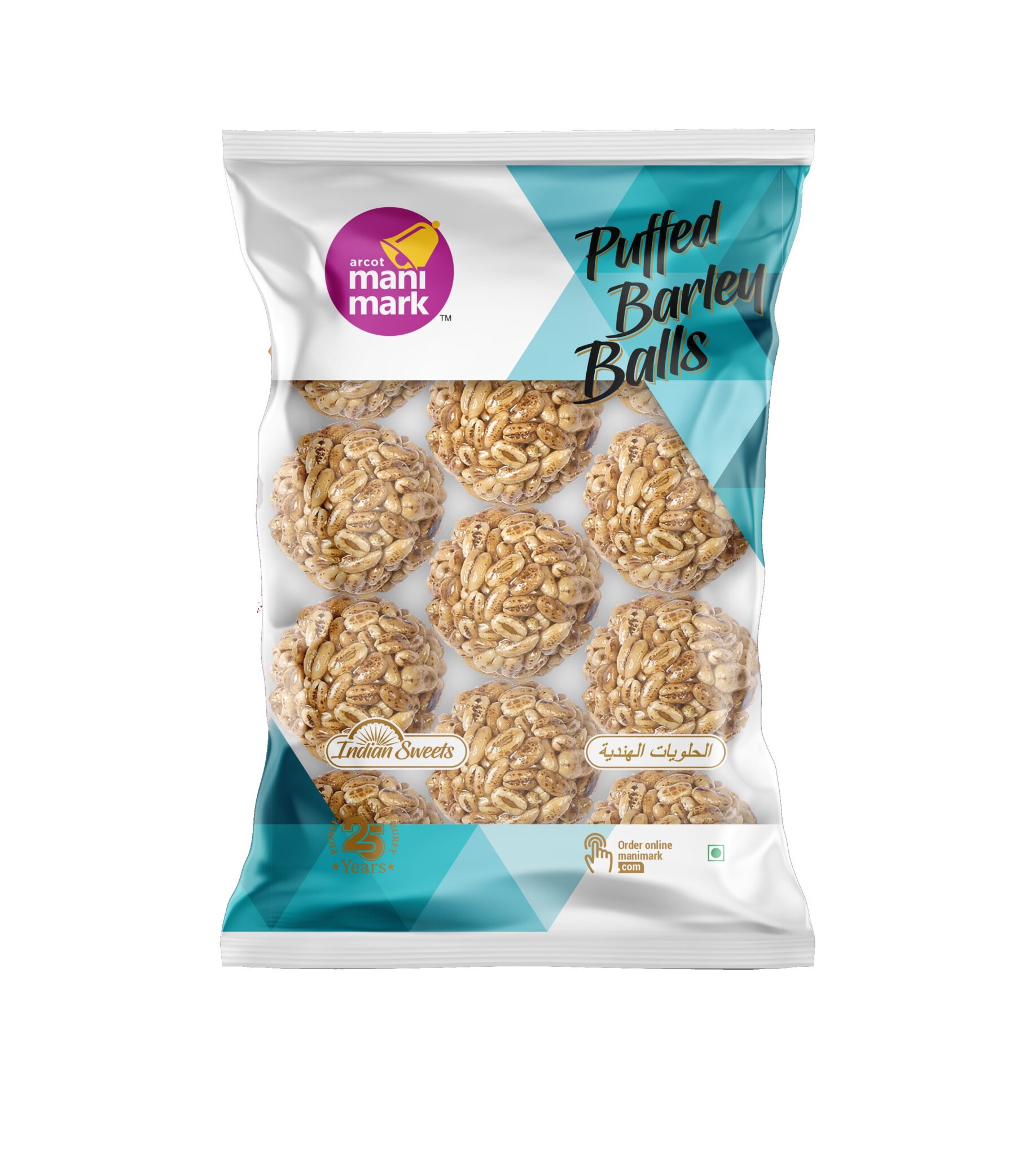 Mani mark Puffed Barley Balls (12pcs) S Indira Super Market