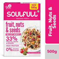 Soulfull Fruit Nut&Seeds Muesli 500g