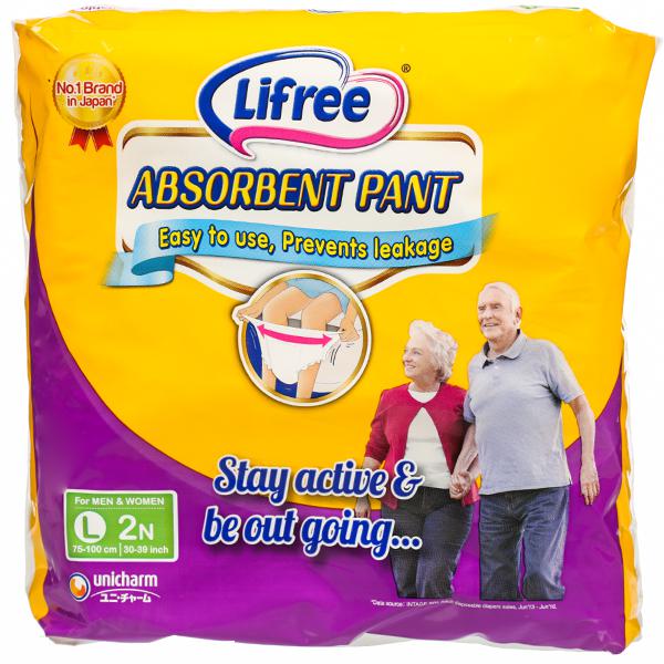 Buy Lifree Extra Absorb Pants  Size XL 18 Highly Absorbent Adult Diapers  Easy Self Wear Online at Best Price of Rs 1050  bigbasket