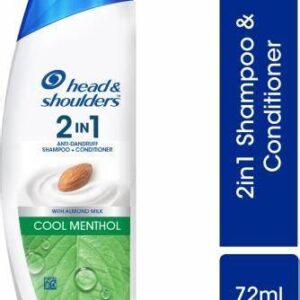 HS SHAM 2IN1 COOL MENTHOL 340ML with almond milk