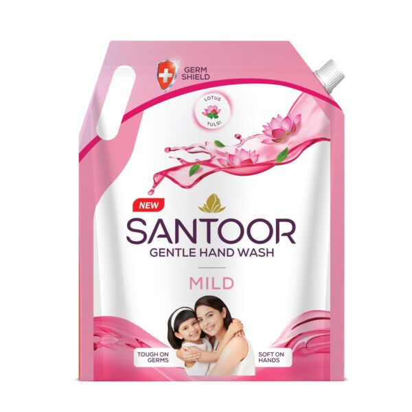 santoor genle hand wash  mild