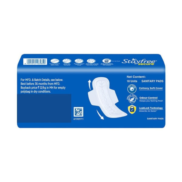 STAYFREE SECURE COT 12PADS