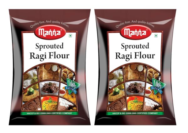 MANNA SPROUTED RAGI 500G