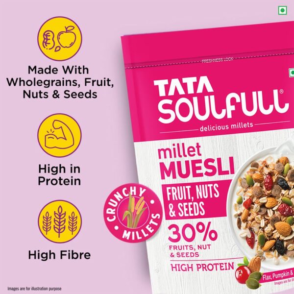 TATA SOULFULL FRUIT NUTS&SEEDS 500G