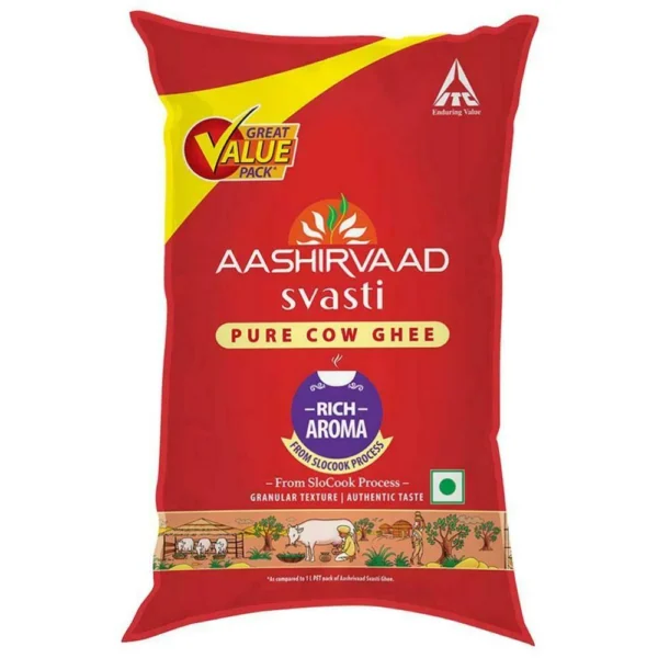 Aashirvaad Ghee 1ltr Pouch