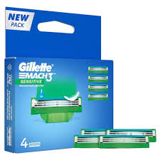 Gillette Mach3 Turbo Sensitive 4pcs