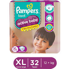 Pampers Active Baby Xl 32pcs