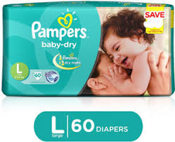 Pampers L 60 pcs