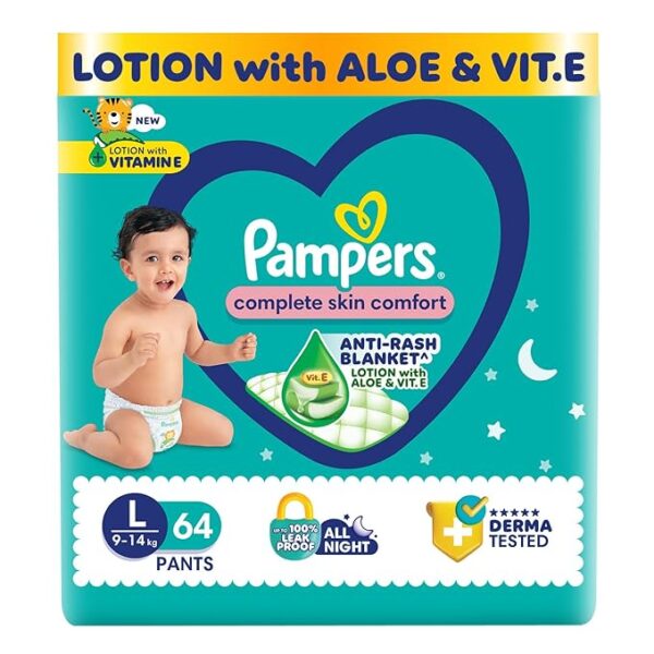 Pampers L 64 pieces