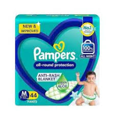 Pampers Pants Lotion Aloe M 44pcs