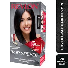 Revlon Top Speed Hair Color for Men- Natural Black
