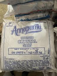 Annapoorna Crystal Salt 25kg Bag