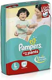 Pampers Pants L 34 pcs