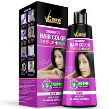V Care Hair Color + Black 180ml
