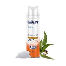 Gillette Deep Comfort Sensitive Gel 195g